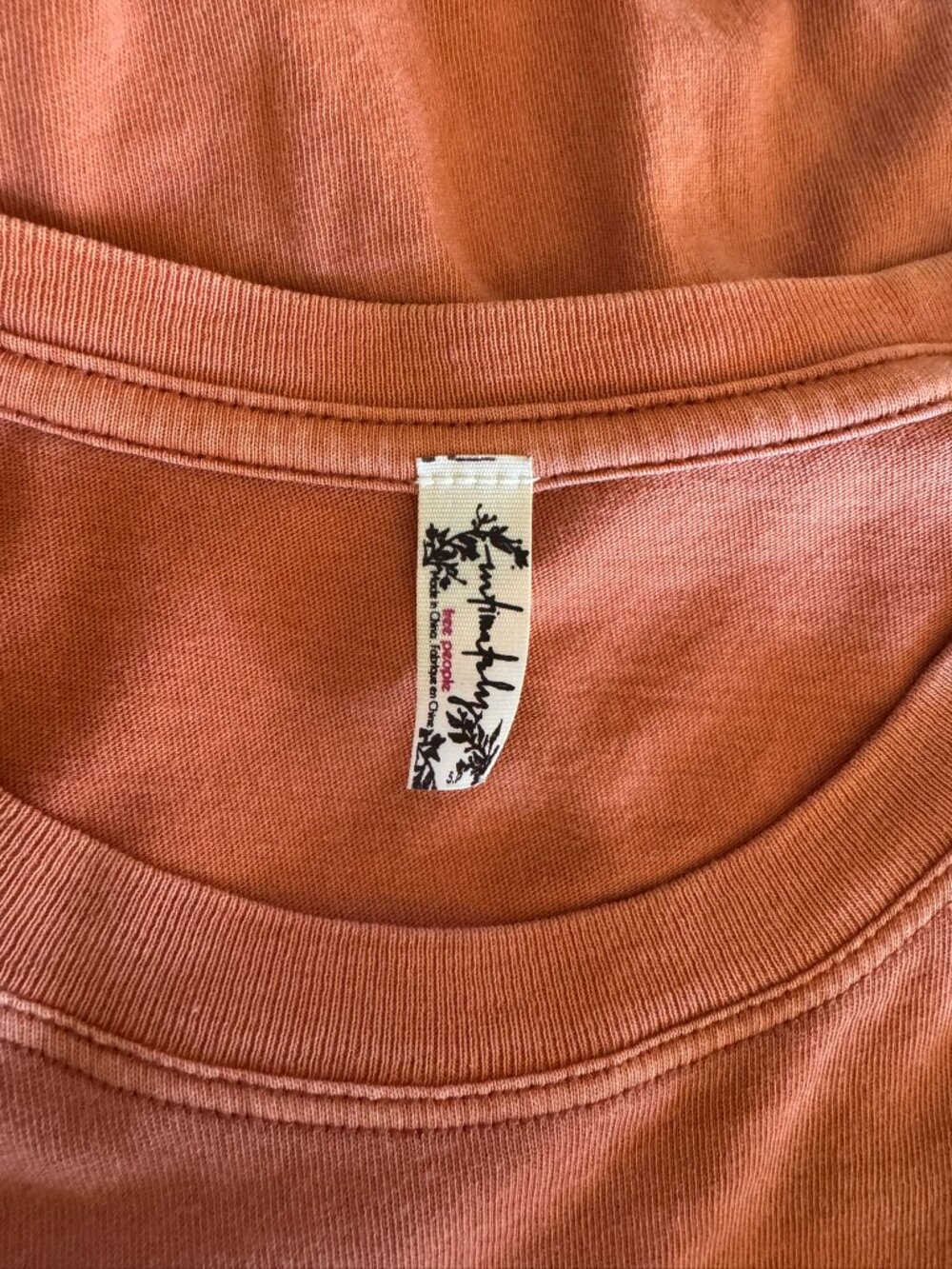 Free People Body Suit, Burnt Orange color